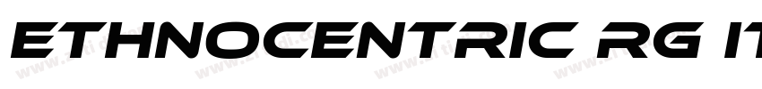 Ethnocentric Rg Ital字体转换